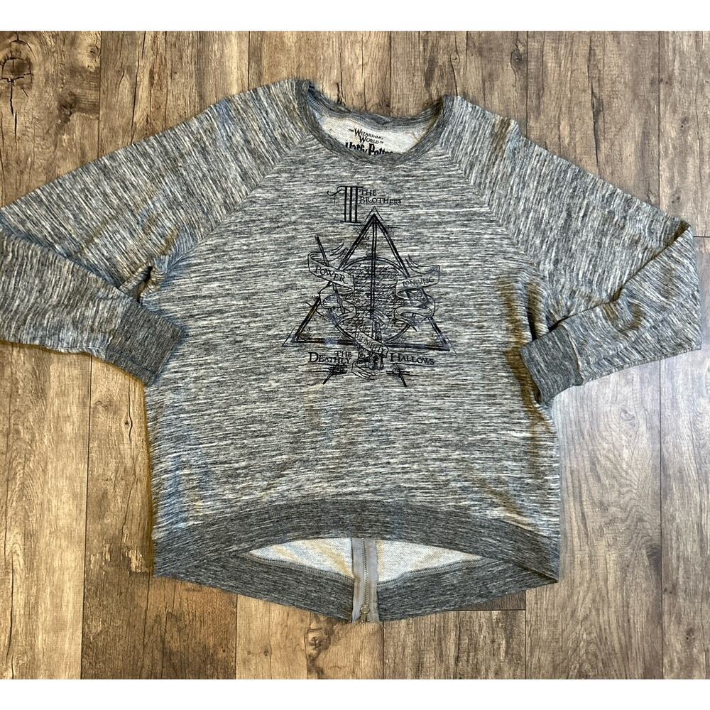 Harry Potter Universal Studios Tale Of 3 Bros Deathly Hallows Sweatshirt Large